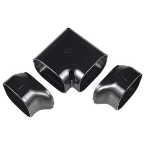 Inaba, SN-77 plan vinkel 90 drejet, sort