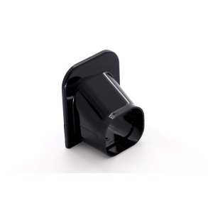 Inaba, 100mm overgangsstykke til tag, Sort