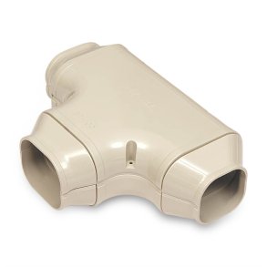 Inaba, ST-100, T-stykke med reduktion og 2 stk. SDR, beige