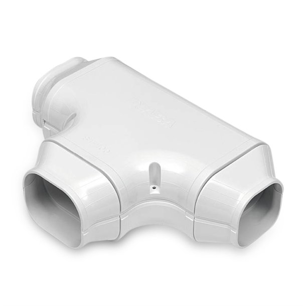 Inaba, ST-100, T-stykke med reduktion og 2 stk. SDR, hvid