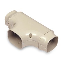 Inaba, ST-77, T-stykke med reduktion og 2 stk. SDR, beige