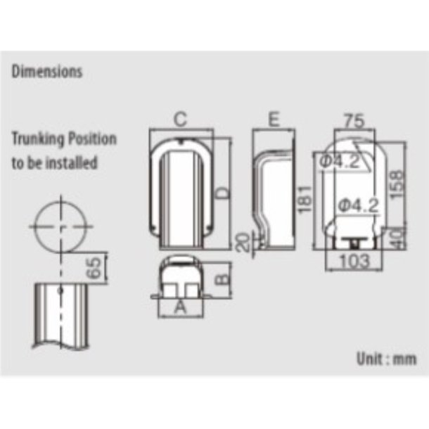 Inaba, SWA-77 v&aelig;gtilslutning, sort