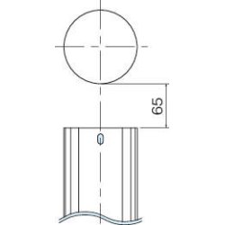 Inaba, SWA-77 vgtilslutning, hvid