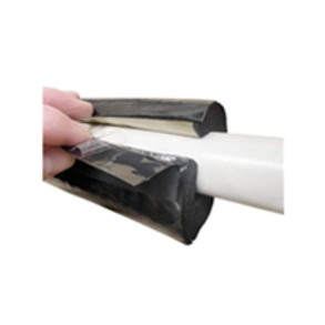 Kraftig UV bestandig sort isolering, indv dia. 28mm længde 2m 