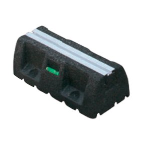 Montageblok, ekstremt vibrationsdmpende, L=250 mm, med montageskinne