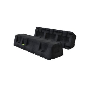 Montageblok, ekstremt vibrationsdmpende, L=450 mm