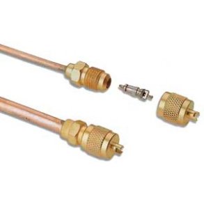 Loddefitting med Schraderindsats, 5/16