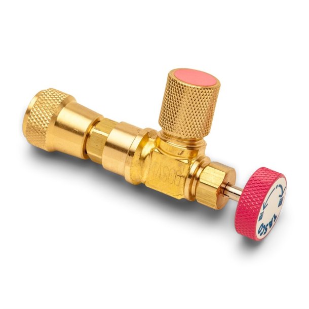 Schraderventil&aring;bner Tasco, 1/4 M og 5/16 F", til R410a, R32