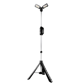 Kraftig 6000 lumen arbejdslampe med justerbar trefod genopladelig 14,8V 5,2Amp