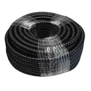 Sort kondensrr, korrugeret udv./glat indv., 16 mm, 30 m