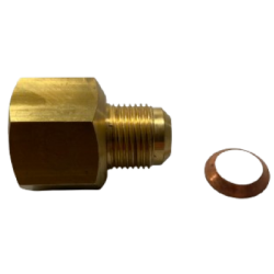 Nippelmtrik med reduktion, 5/8" M - 3/4" F