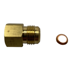 Nippelmtrik med reduktion, 5/8" M - 3/8" F