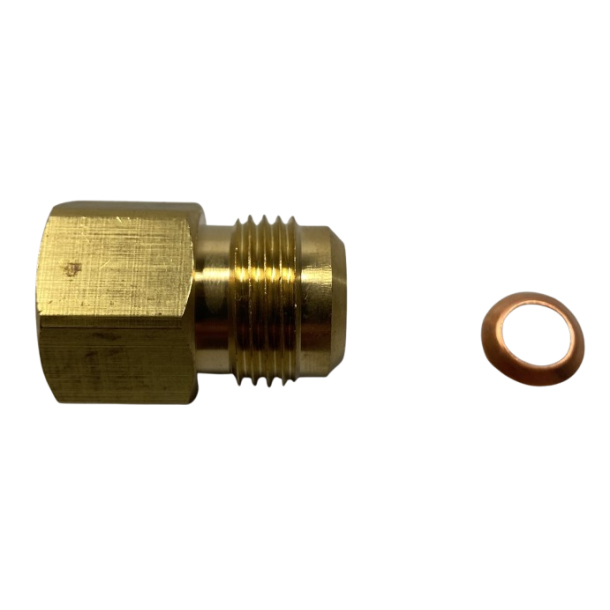 Nippelmtrik med reduktion, 5/8" M - 3/8" F