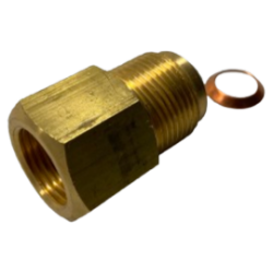 Nippelmtrik med reduktion, 3/4" M - 5/8" F