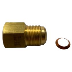 Nippelmtrik med reduktion, 3/4" M - 5/8" F