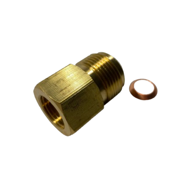 Nippelmtrik med reduktion, 3/4" M - 1/2" F