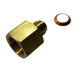 Nippelmtrik med reduktion, 3/8" M - 5/8" F