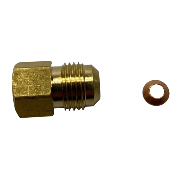 Nippelmtrik med reduktion, 3/8" M - 1/4" F