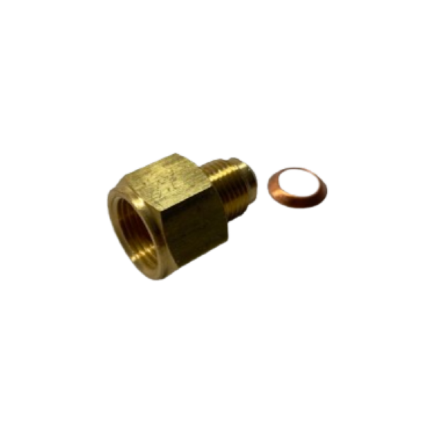 Nippelmtrik med reduktion, 3/8" M - 1/2" F