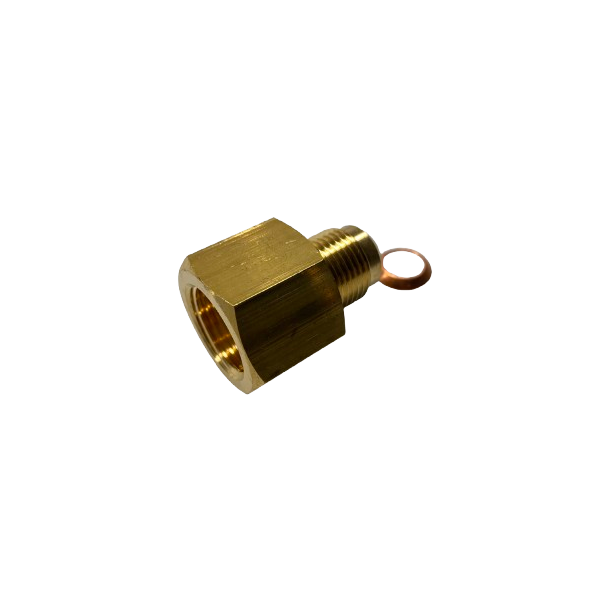Nippelmtrik med reduktion, 1/2" M - 5/8" F 30mm