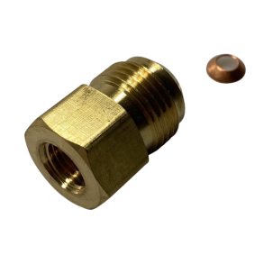 Nippelmtrik med reduktion, 1/2