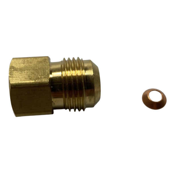 Nippelmtrik med reduktion, 1/2" M - 1/4" F