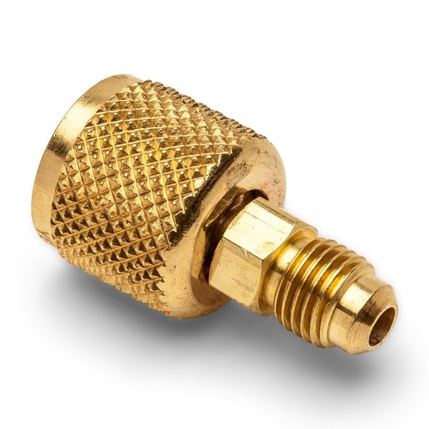 Adapter lige, 3/8" F - 1/4" M
