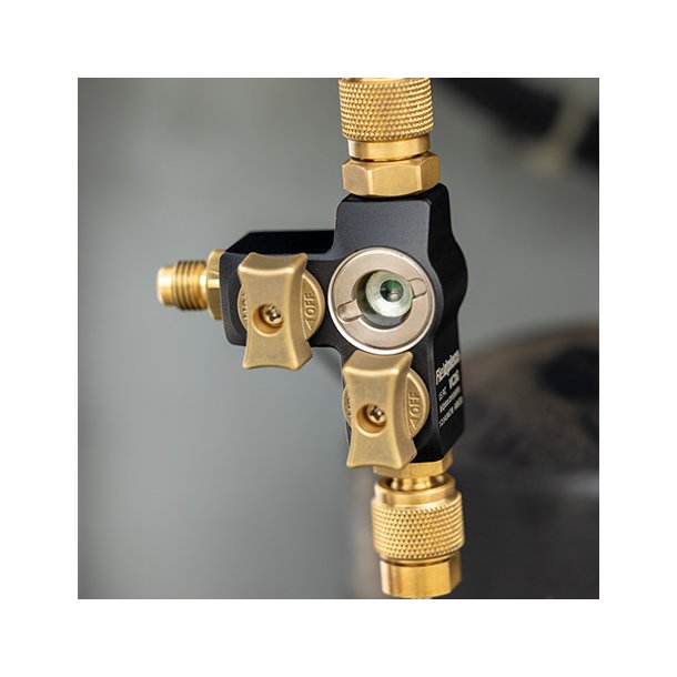 1/4" og 5/16" vrktj til fjernelse af ventilkerne med skueglas