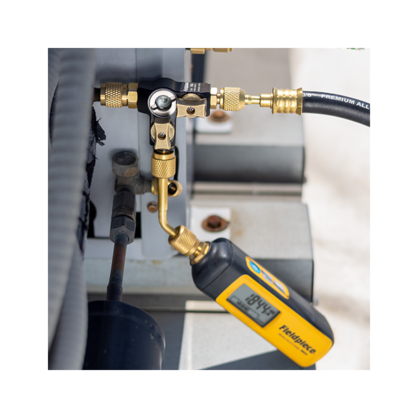 1/4" og 5/16" vrktj til fjernelse af ventilkerne med skueglas