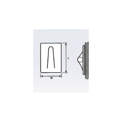 Kabelholder, selvhftende