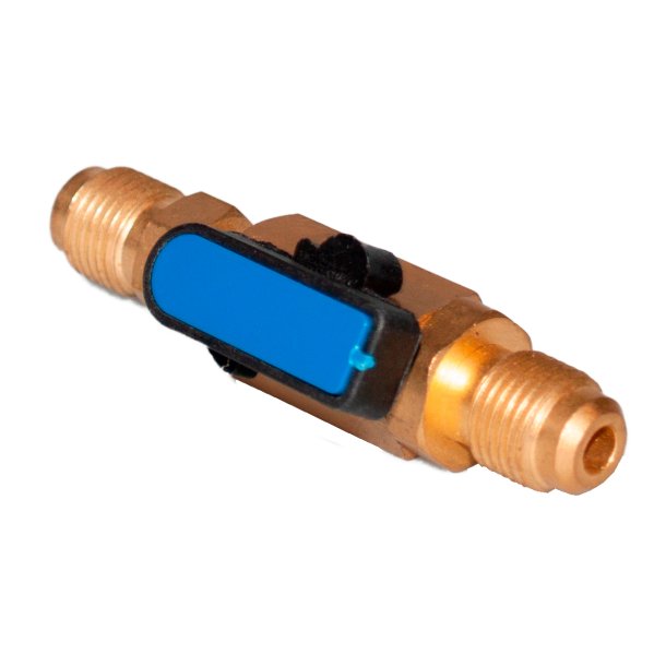 Kugleventil, 5/16"M - 5/16"M, lige - lige, bl