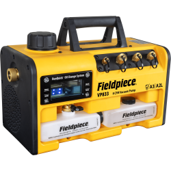 Fieldpiece ATEX klassificeret elektronisk vakuumpumpe, 2 pa, 226 l/min