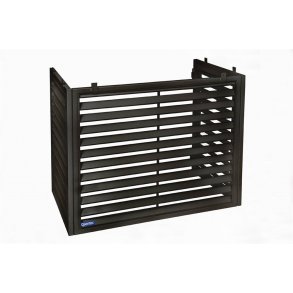 QsanTec forhjer til VPS92-K, sort, pulverlakeret stl, 770 x 1105 x 520 mm