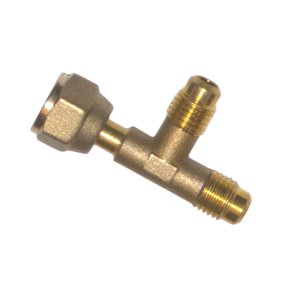 Service T-stykke, 2 x 1/4