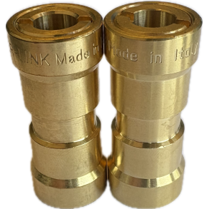 Adapter 2 stk loddefrie samlinger til kleanlg 3/8