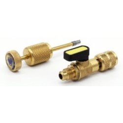 Schradern�lsudtager 1/4" (under tryk), glat aksel