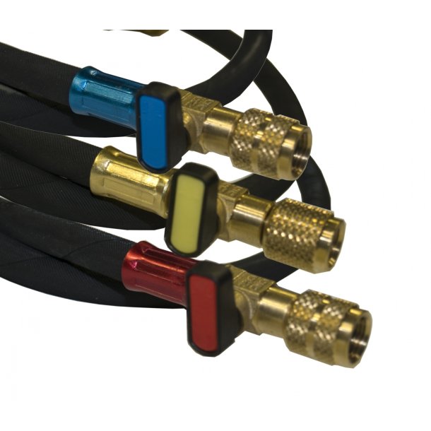 Fyldeslangest, HD, med CV-ventiler, til R32, R410, BRY, 1,5 m