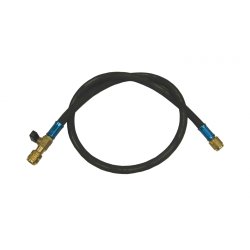 Fyldeslange, HD, med CV-ventil, 1/4"-5/16", bl, 1,5 m