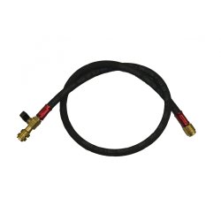 Fyldeslange, HD, med CV-ventil, 1/4"-5/16", rd, 2 m