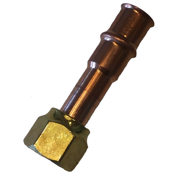 ZoomLock muffe 3/8" med kravemtrik 3/8"