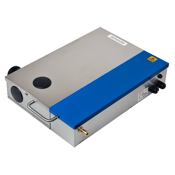 ArctikBlue rustfri st&aring;l kabinet inkl. kondenspumpe og reservoir 4,1 L (g&aelig;lder s&aring; l&aelig;nge lager haves)