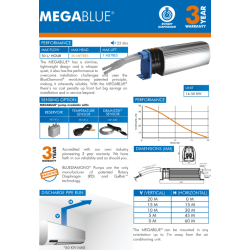 MegaBlue med reservoir (FSA pakke) (glder s lnge lager haves)