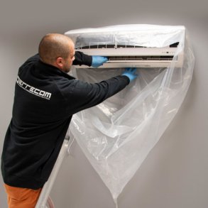 Opsamlingsenhed i klar plast uden spand til indedel