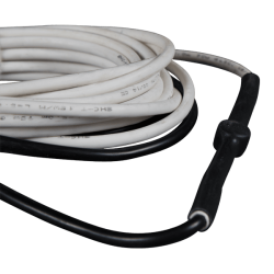 Varmekabel 3m 15W pr m med termostat klar til brug for frostfri kondensafl�b