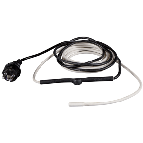 Varmekabel 15W pr m med termostat klar til brug for frostfri kondensafl�b