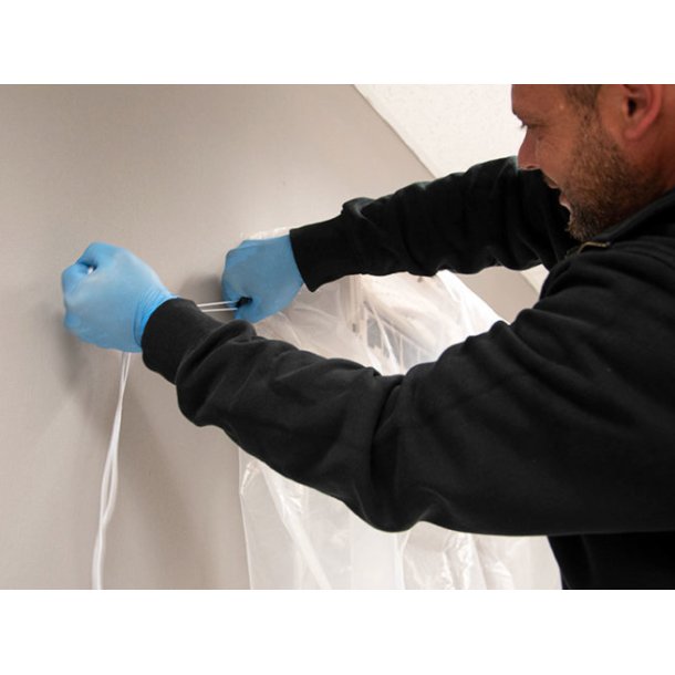 Opsamlingsenhed i klar plast uden spand til indedel